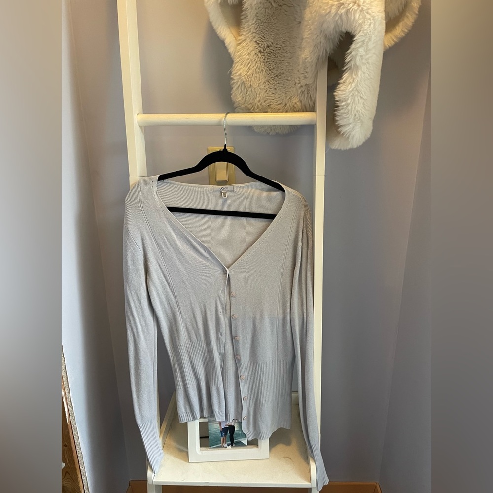 JAX-11 light blue/gray cardigan